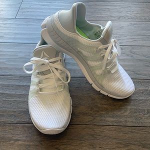 Reebok white sneakers